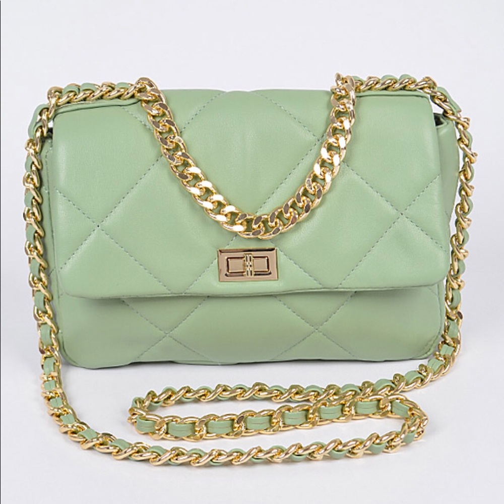 Sage purse